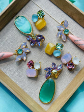 Lade das Bild in den Galerie-Viewer, Stelene Pink Drop and Crystal Dangle Earrings

